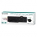 Tastatur med reader Ewent EW3252 DNI Sort