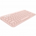 Vezeték nélküli klaviatúra Logitech K380  Rózsaszín Spanyol Qwerty