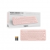 Draadloos toetsenbord Logitech K380  Roze Qwerty Spaans