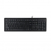 Tastatur A4 Tech KR-92 Svart Monokrom Engelsk QWERTY