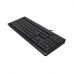 Toetsenbord A4 Tech KR-92 Zwart Monochrome Engels QWERTY