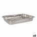 Baking tray Quttin Steel Silver Rectangular 32,7 x 23,5 cm (6 Units)