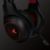Gaming Slušalice s Mikrofonom KSIX Drakkar USB LED Crvena Crna