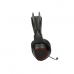 Căști cu Microfon Gaming KSIX Drakkar USB LED Negru Roșu
