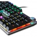 Tastatur Ibox AURORA K-3 Sort/Sølvfarvet Sølvfarvet QWERTY