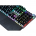 Klaviatuur Ibox AURORA K-3 Must/Hõbedane Hõbedane QWERTY