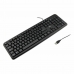 Tastatur Ewent EW3109 PS/2 USB Svart