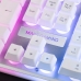 Klaviatuur Mars Gaming MK220 Hispaaniakeelne Qwerty RGB Valge