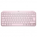 Безжична клавиатура Logitech MX Keys Mini Розов френски AZERTY
