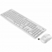 Tastatur mit Drahtloser Maus Logitech MK295 Weiß Französisch AZERTY