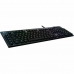 Bluetooth-tangentbord med tabletthållare Logitech G815 Svart Franska AZERTY