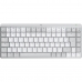 Teclado sem Fios Logitech MX Mini Mechanical for Mac Branco Branco/Cinzento Francês AZERTY