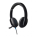 Gaming Slušalka z Mikrofonom Logitech H540 Črna
