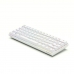 Tastatur Savio Whiteout Hvid Multifarvet Engelsk QWERTY