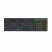 Tastatur Ibox AURORA K-6 Schwarz Englisch QWERTY