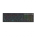 Tastatur Ibox AURORA K-6 Sort Engelsk QWERTY