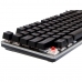 Tastatur Ibox AURORA K-4 Schwarz Schwarz/Silberfarben QWERTY
