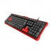 Keyboard Natec RHOD 110 Black Red Black/Red