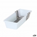 Schubladen-Organizer Confortime Rutschfester Boden Weiß 24,5 x 9,5 x 5 cm (24 Stück)