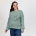 Moteriškas džemperis be gobtuvo The Mandalorian Žalia Šviesiai žalia