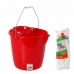 Úklidový kbelík   Červený Hranatý 12 L (40 kusů)
