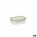 Lunch box Quid Greenery 475 ml Transparent Plastic (4 Units) (Pack 4x)