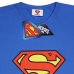 Camisola de Manga Curta Superman Logo Azul Unissexo