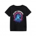 Παιδικό Μπλούζα με Κοντό Μανίκι Stitch So Not Ordinary Μαύρο