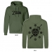 Felpa con Cappuccio Unisex The Legend of Zelda Logo and Shield Verde