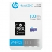 Micro-SD memóriakártya adapterrel HP HFUD 256 GB