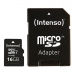 Mikro SD atminties kortelė su adapteriu INTENSO 34234 UHS-I Premium Juoda