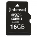 Mikro SD atminties kortelė su adapteriu INTENSO 34234 UHS-I Premium Juoda