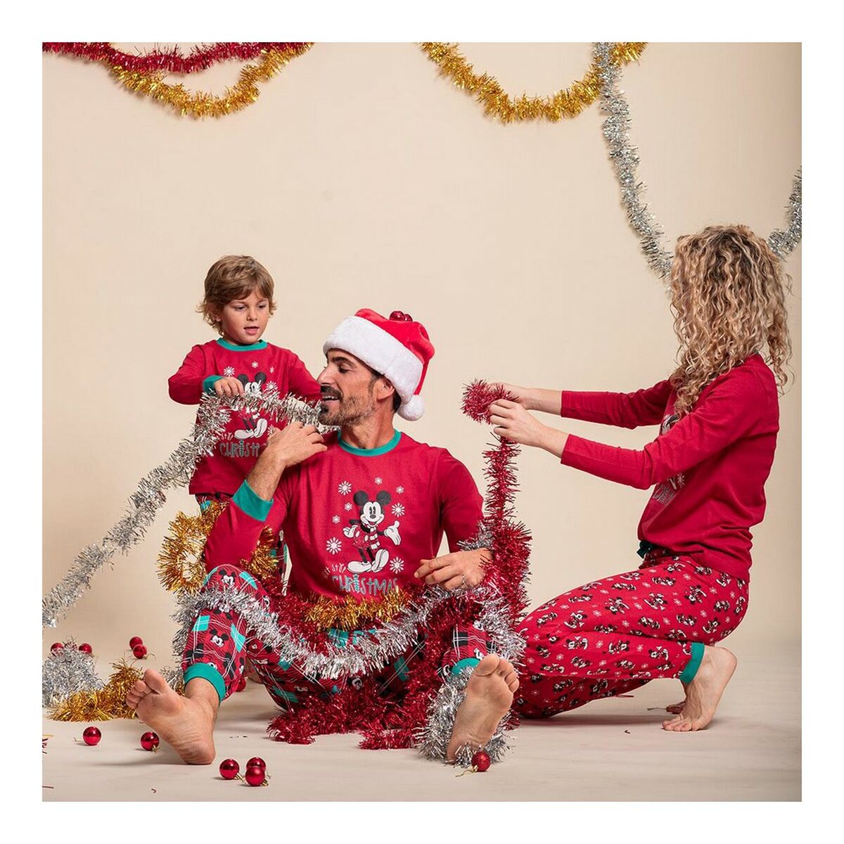 Pyjamas Barn Mickey Mouse Röd