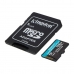 Mikro SD atminties kortelė su adapteriu Kingston SDCG3 Juoda