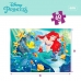 Børne Puslespil Disney Princess 60 Dele 70 x 1,5 x 50 cm Dobbeltsidet (6 enheder)