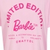 Maglia a Maniche Corte Barbie Limited Edition Rosa chiaro Unisex