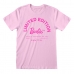 Tričko s krátkým rukávem Barbie Limited Edition Světle Růžová Unisex