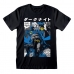 T-Shirt met Korte Mouwen Batman Manga Cover Zwart Uniseks