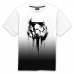 Tričko s krátkým rukávem Star Wars Stormrooper Ink Bílý Černý Unisex