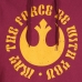 Sweat à capuche unisex Star Wars May The Force Be With You Bordeaux