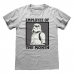 Тениска с къс ръкав Star Wars Employee of the Month Сив Унисекс