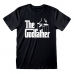 T-Shirt met Korte Mouwen The Godfather Logo Zwart Uniseks
