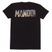 Camiseta de Manga Corta The Mandalorian Row of Helmets Negro Unisex