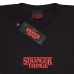 Tričko s krátkým rukávem Stranger Things Demogorgon Upside Down Černý Unisex