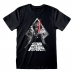 Tričko s krátkým rukávem Star Wars Galaxy Portal Černý Unisex