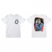 Marškinėliai su trumpomis rankovėmis DC Comics Batman Card Balta Abiejų lyčių