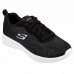 Sporta Bikses Sievietēm Skechers Floral Mesh Lace Up Melns