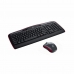 Tastatur og trådløs mus Logitech MK330 Sort