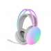 Słuchawki z Mikrofonem Mars Gaming MH-GLOW RGB Biały