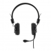 Fejhallgató Mikrofonnal Bluestork MC-201 Fekete/Ezüst színű